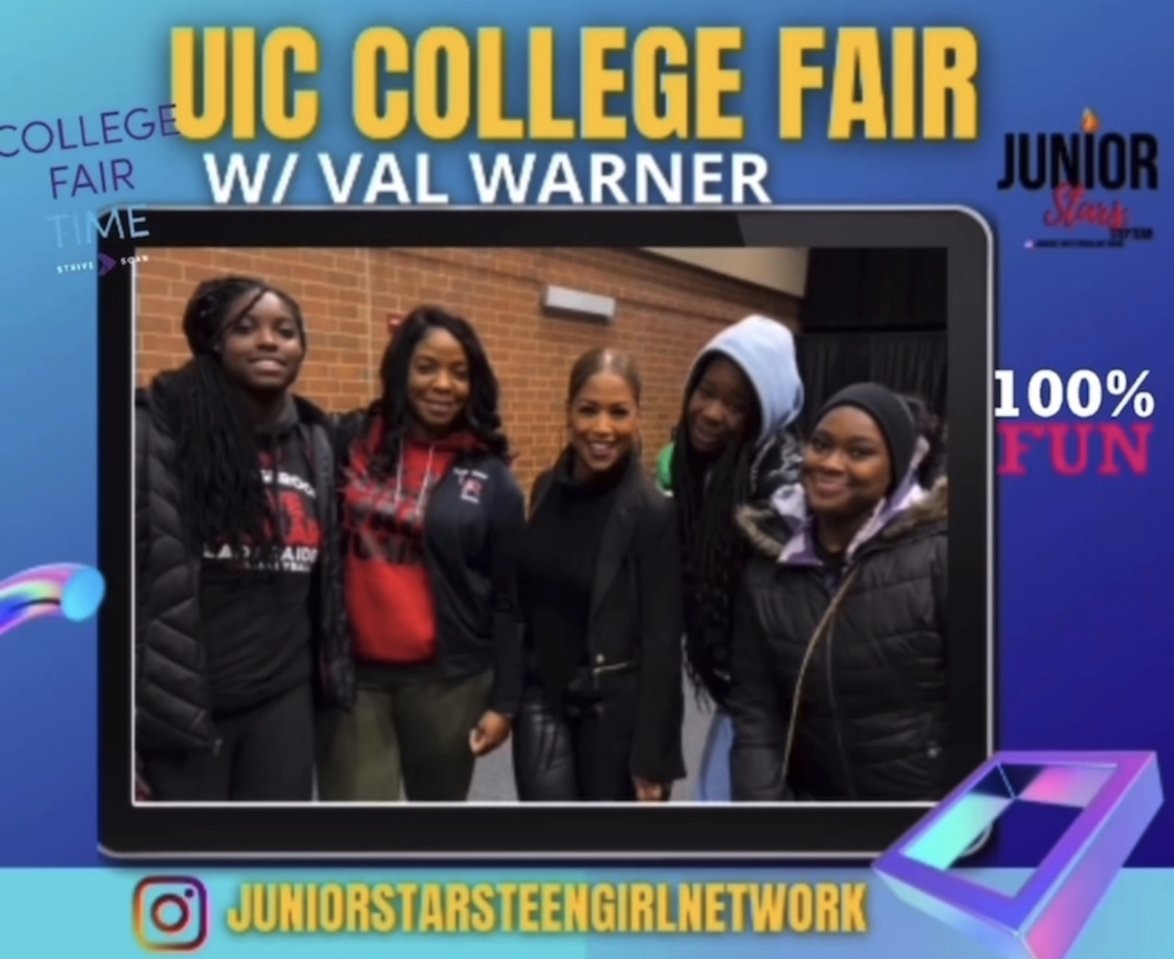 UIC College Fair with Val Warner