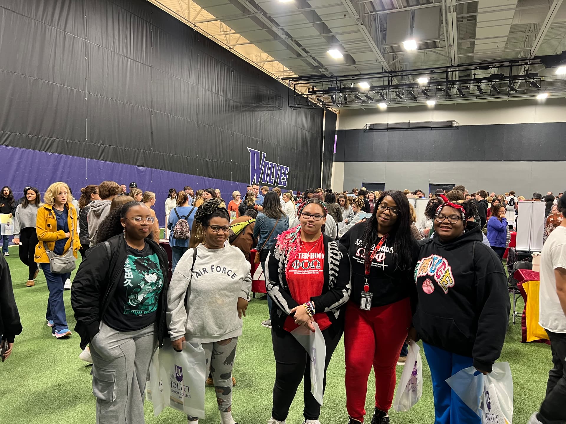Members at the Joliet Junior College fair
